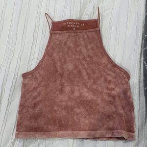 AEROPOSTALE SEAMLESS HALTER TANK: cropped with lightweight feel and very comfy♥️